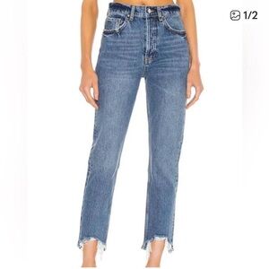 Anine Bing Sonya Jean raw hem size 25